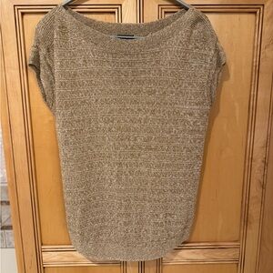 Talbots Petite Beige Knit Top